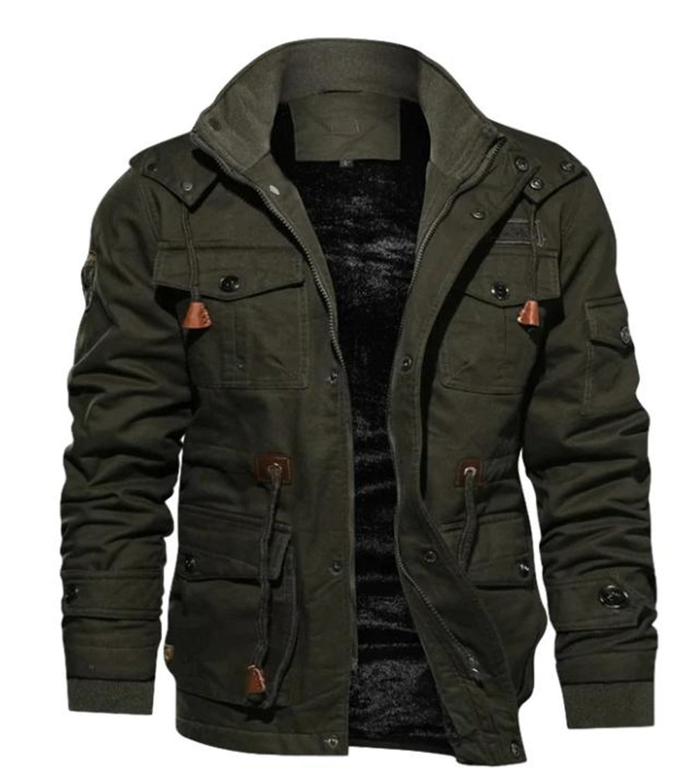 Warm Water Resistant Mens Parka Coat