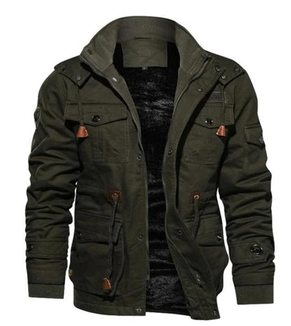 Warm Water Resistant Mens Parka Coat