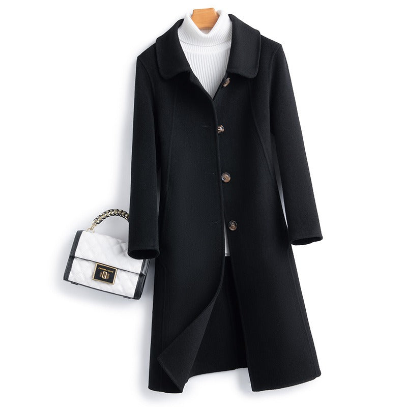 Classic Mid-Length Button Coat
