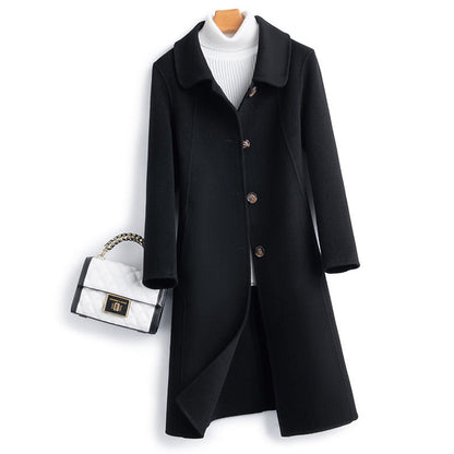 Classic Mid-Length Button Coat