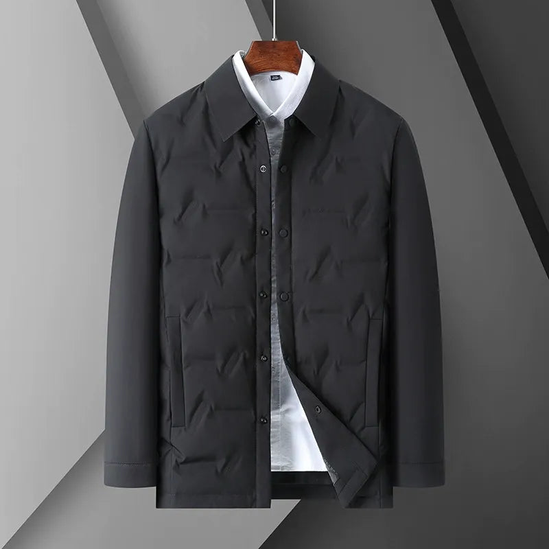 Slim Fit Men's Quilted Down Coat - Nocini