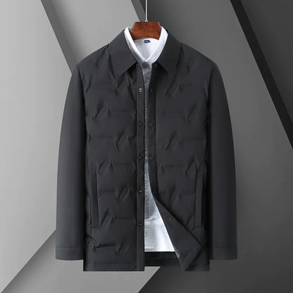 Slim Fit Men's Quilted Down Coat - Nocini