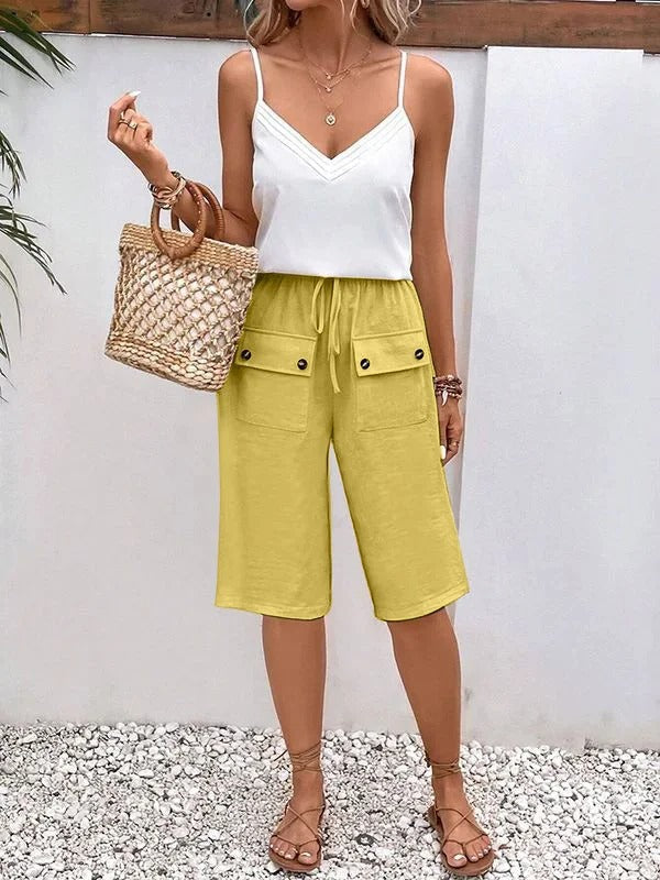 Comfy Women's Elastic Waist Casual Pants - Nocini