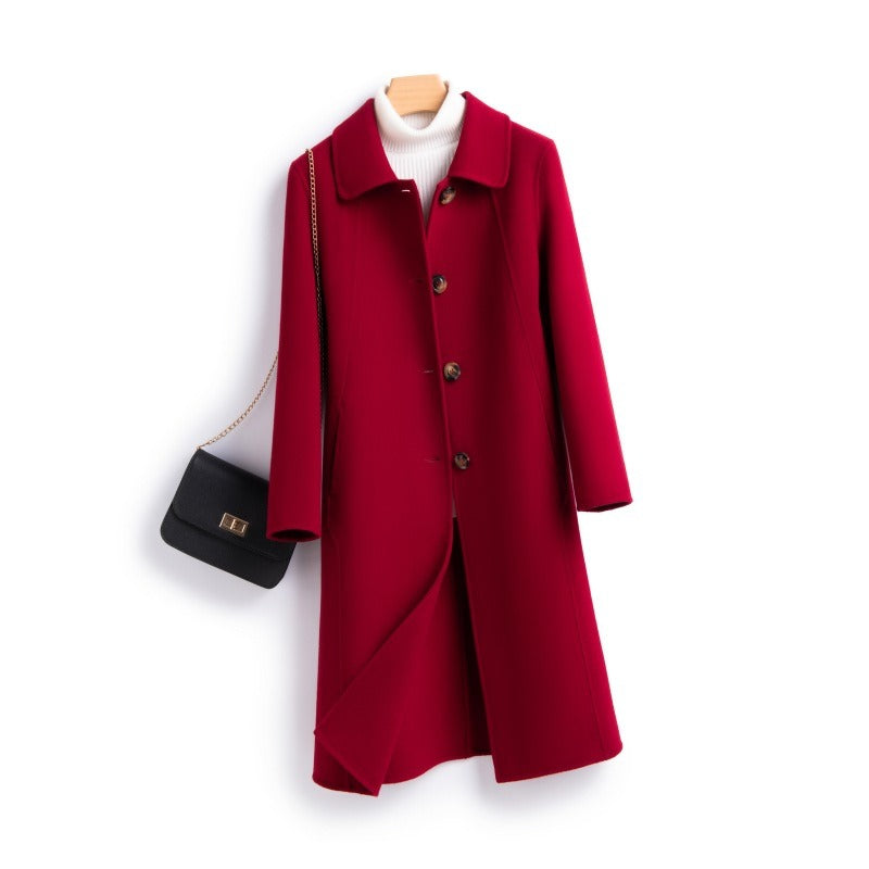 Classic Mid-Length Button Coat - Nocini