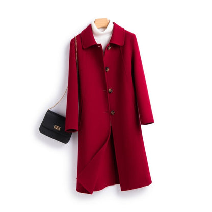 Classic Mid-Length Button Coat - Nocini