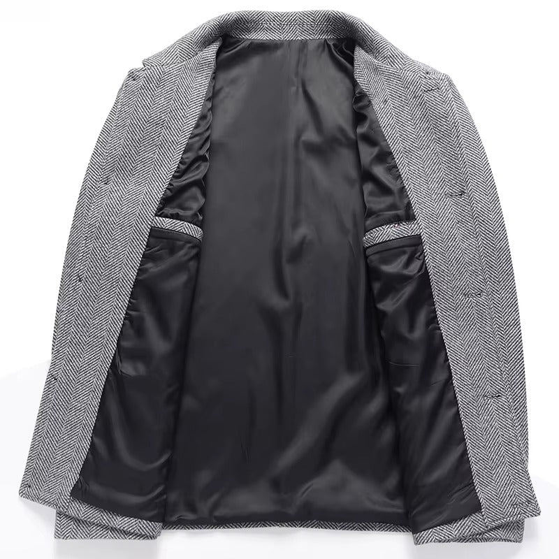Classic Checked Short Trench Coat