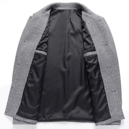 Classic Checked Short Trench Coat