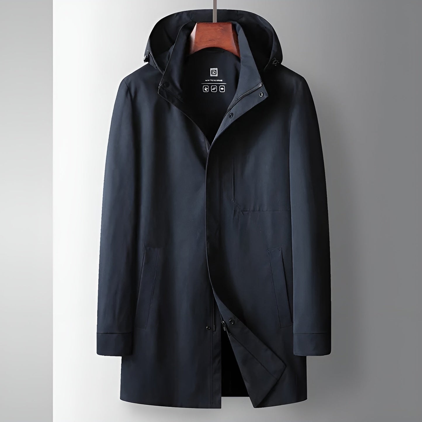 Waterproof Quater Zip Windbreaker Jacket - Nocini