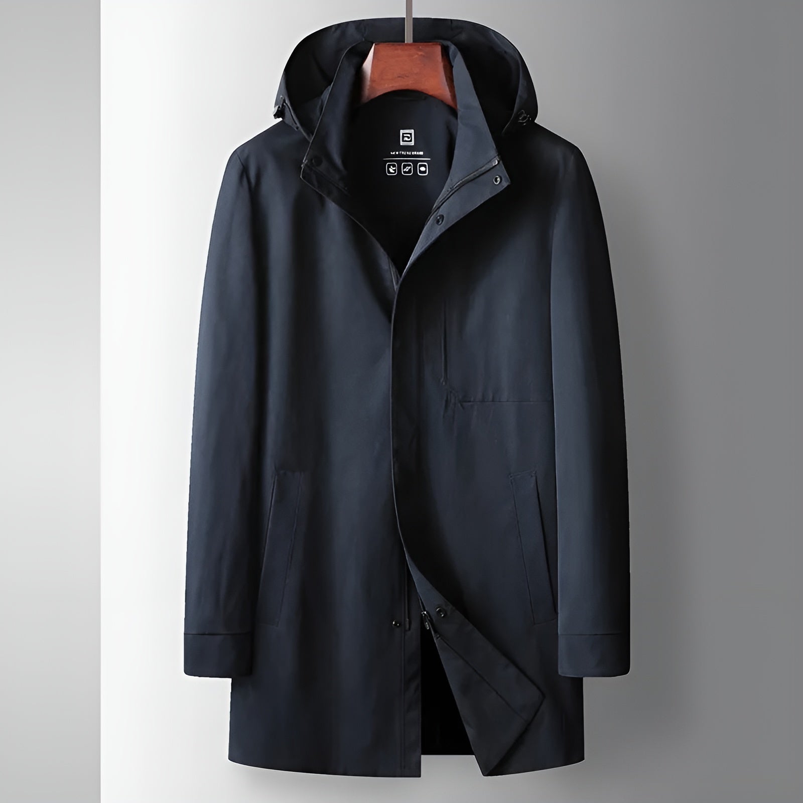 Waterproof Quater Zip Windbreaker Jacket - Nocini