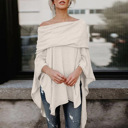 Casual Loose Fit Off The Shoulder Top