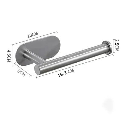 Sleek Chrome Bathroom Tissue Holder