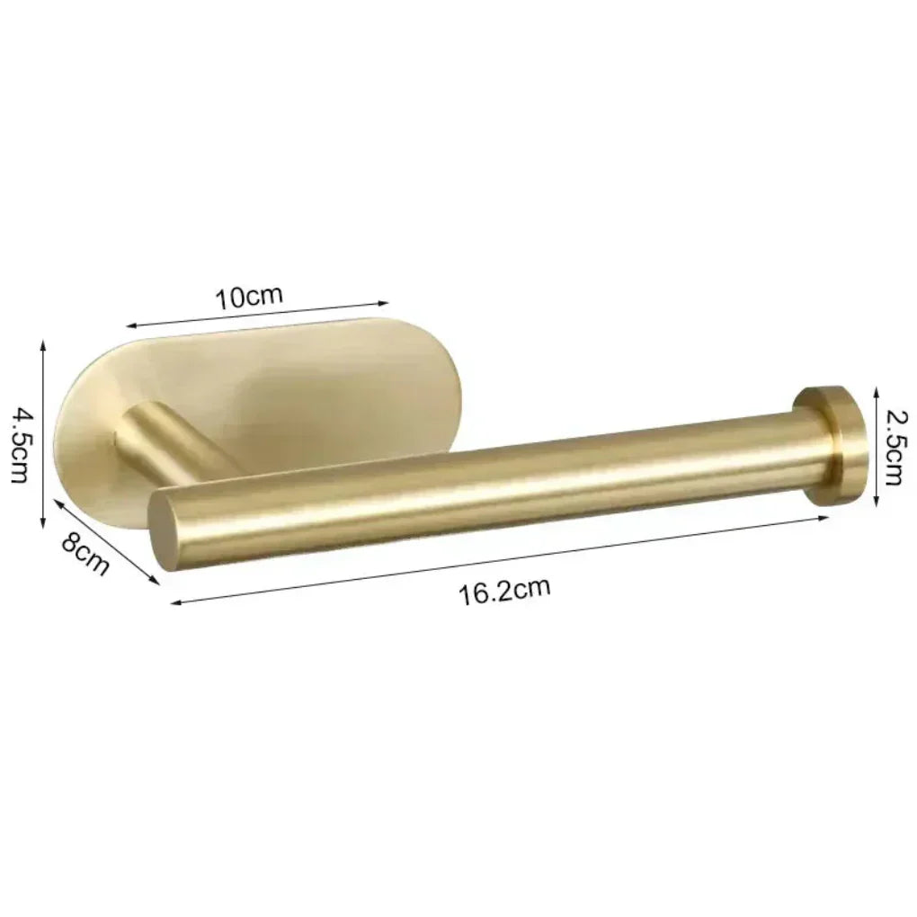 Sleek Chrome Bathroom Tissue Holder