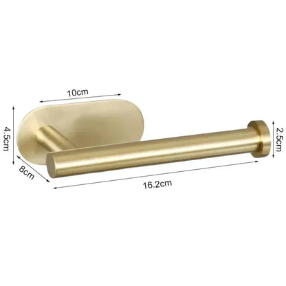 Sleek Chrome Bathroom Tissue Holder