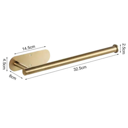 Sleek Chrome Bathroom Tissue Holder
