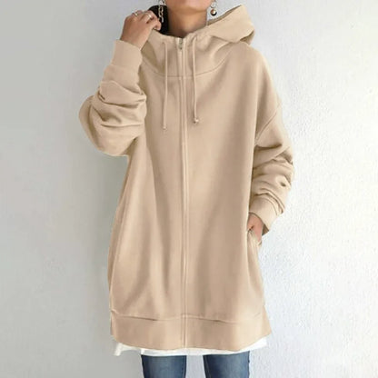 Comfy Women's Zip Up Hoodie with Soft Fleece Lining