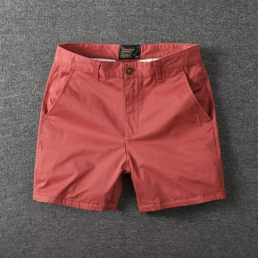 Comfortable Men's Chino Shorts Loose Fit