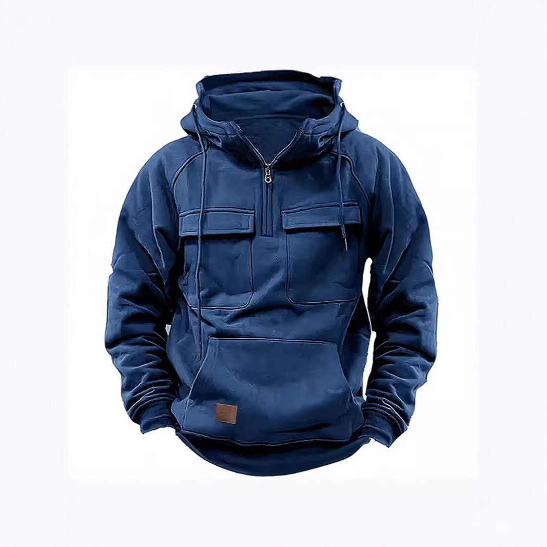 Comfortable Mens Fleece Hoodie with Zip