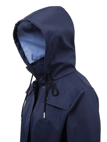 Ladies Stylish Waterproof Hooded Jacket