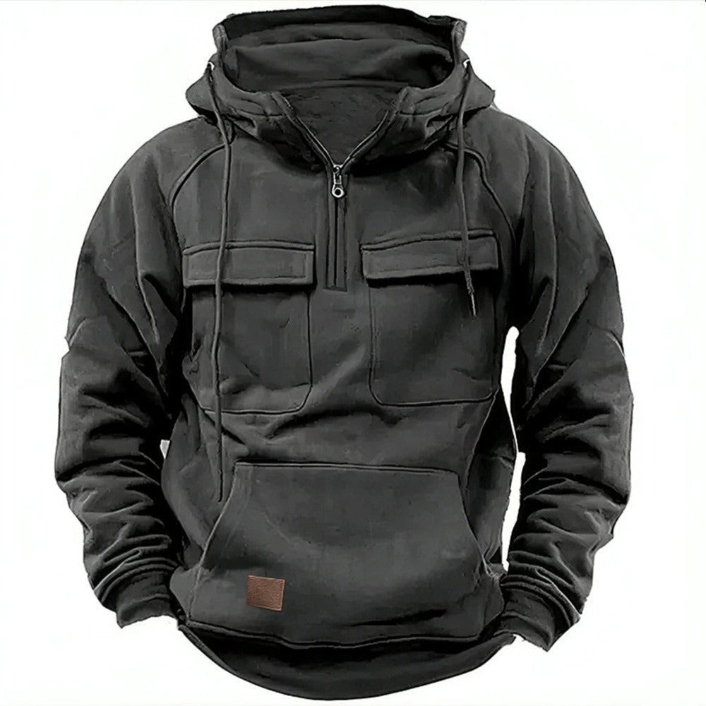 Comfortable Mens Fleece Hoodie with Zip - Nocini