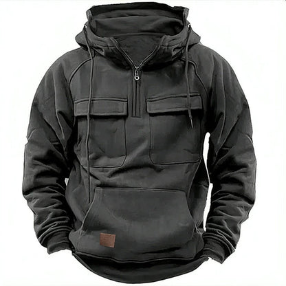 Comfortable Mens Fleece Hoodie with Zip - Nocini