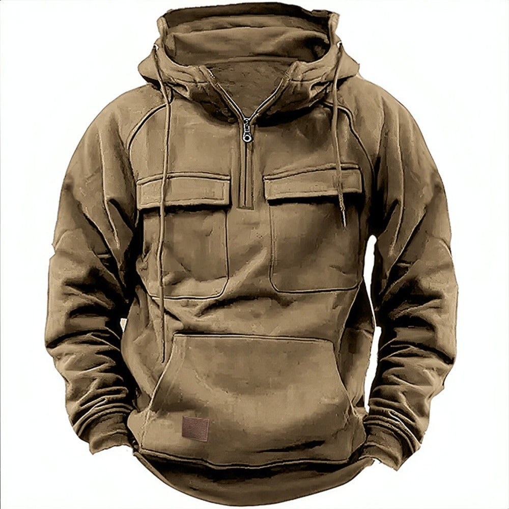 Comfortable Mens Fleece Hoodie with Zip