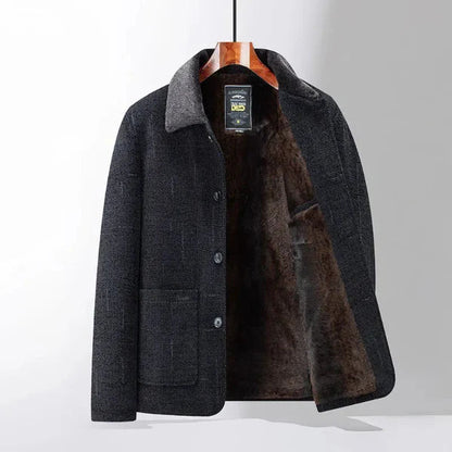 Warm Men's Classic Fit Overcoat