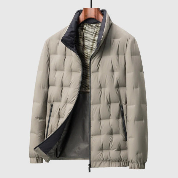 Men's Padded Zip Jacket Regular Fit Lightweight