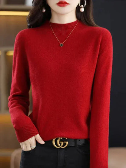 Soft Wool Women's Long Sleeve Sweater
