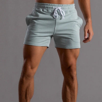 Men's Quick Dry Swim Shorts Mid Length Adjustable Waist