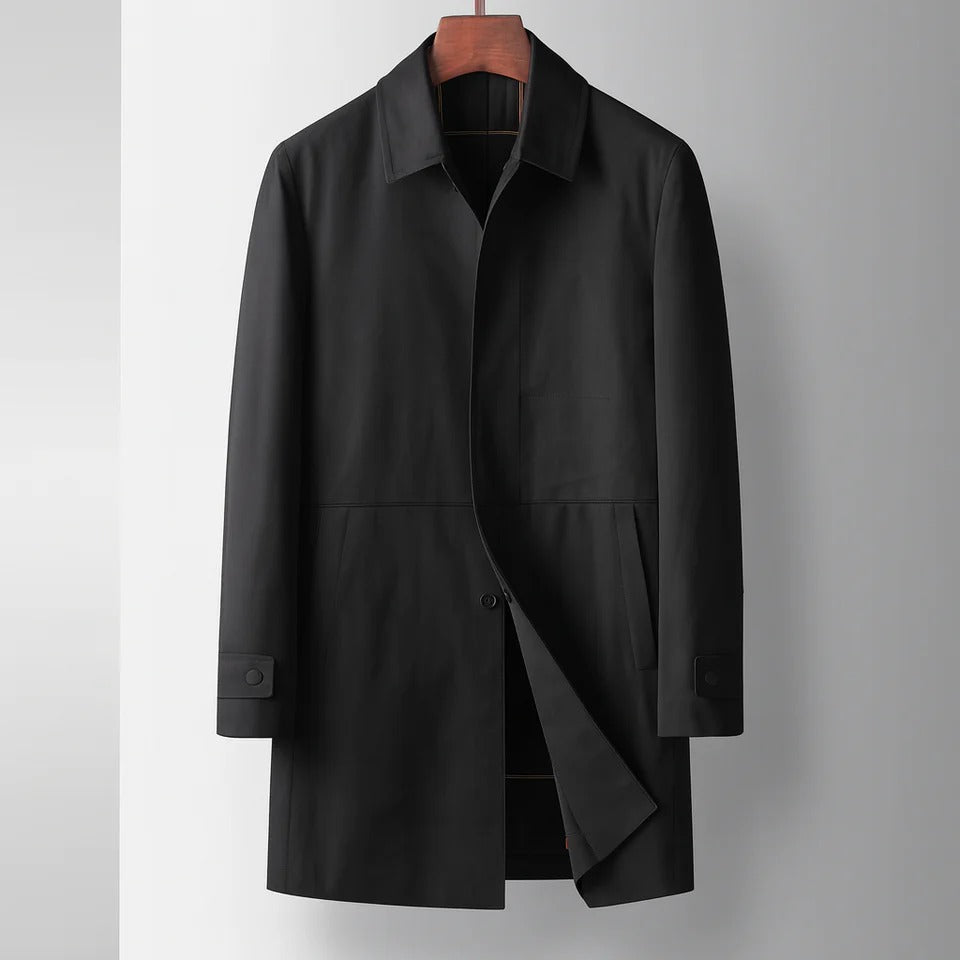 Waterproof Long Classic Trench Coat