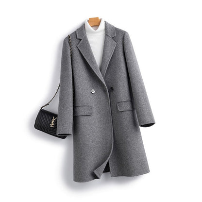 Classic Mid-Length Button Coat
