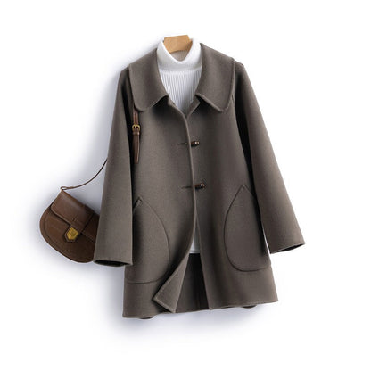 Classic Mid-Length Button Coat
