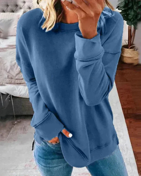 Comfy Women's Cotton Long Sleeve Sweatshirt - Nocini