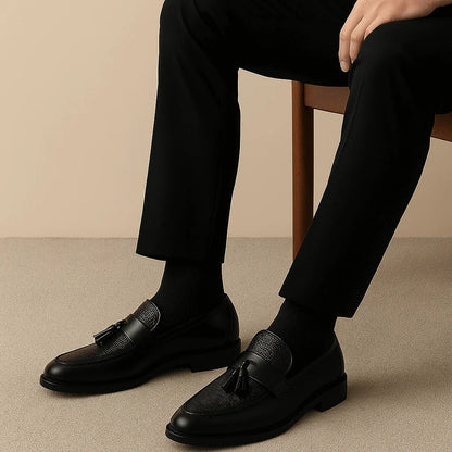 Classic Men's Leather Tassel Dress Shoes