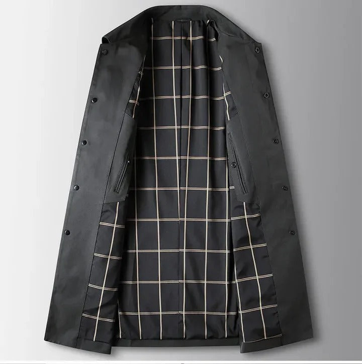 Waterproof Long Classic Trench Coat