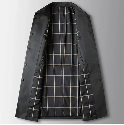 Waterproof Long Classic Trench Coat