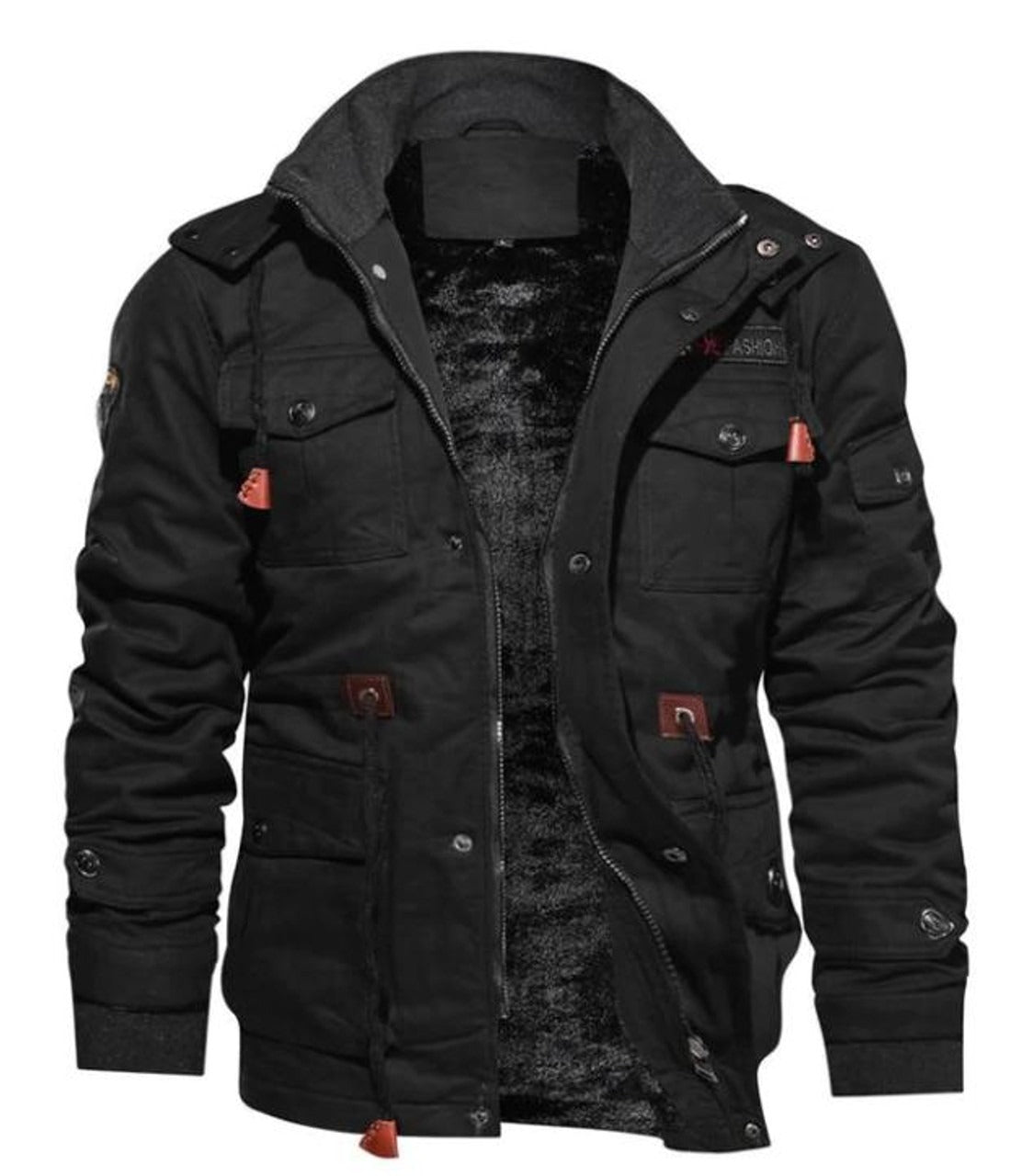 Warm Water Resistant Mens Parka Coat - Nocini