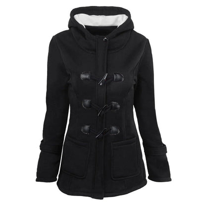Ladies Hooded Jacket Soft Cotton Relaxed Fit