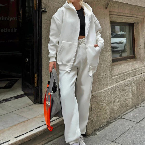 Cozy Women's Hoodie Set Soft Casual Wear