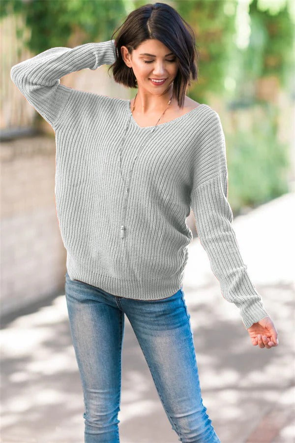 Cozy Women's Oversized Soft Wool Sweater - Nocini