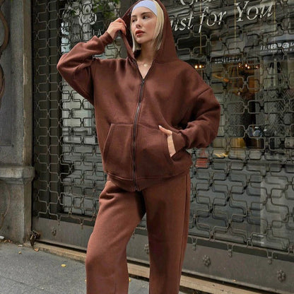 Cozy Women's Hoodie Set Soft Casual Wear