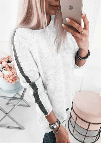Comfy Women's Striped Cotton Sweater