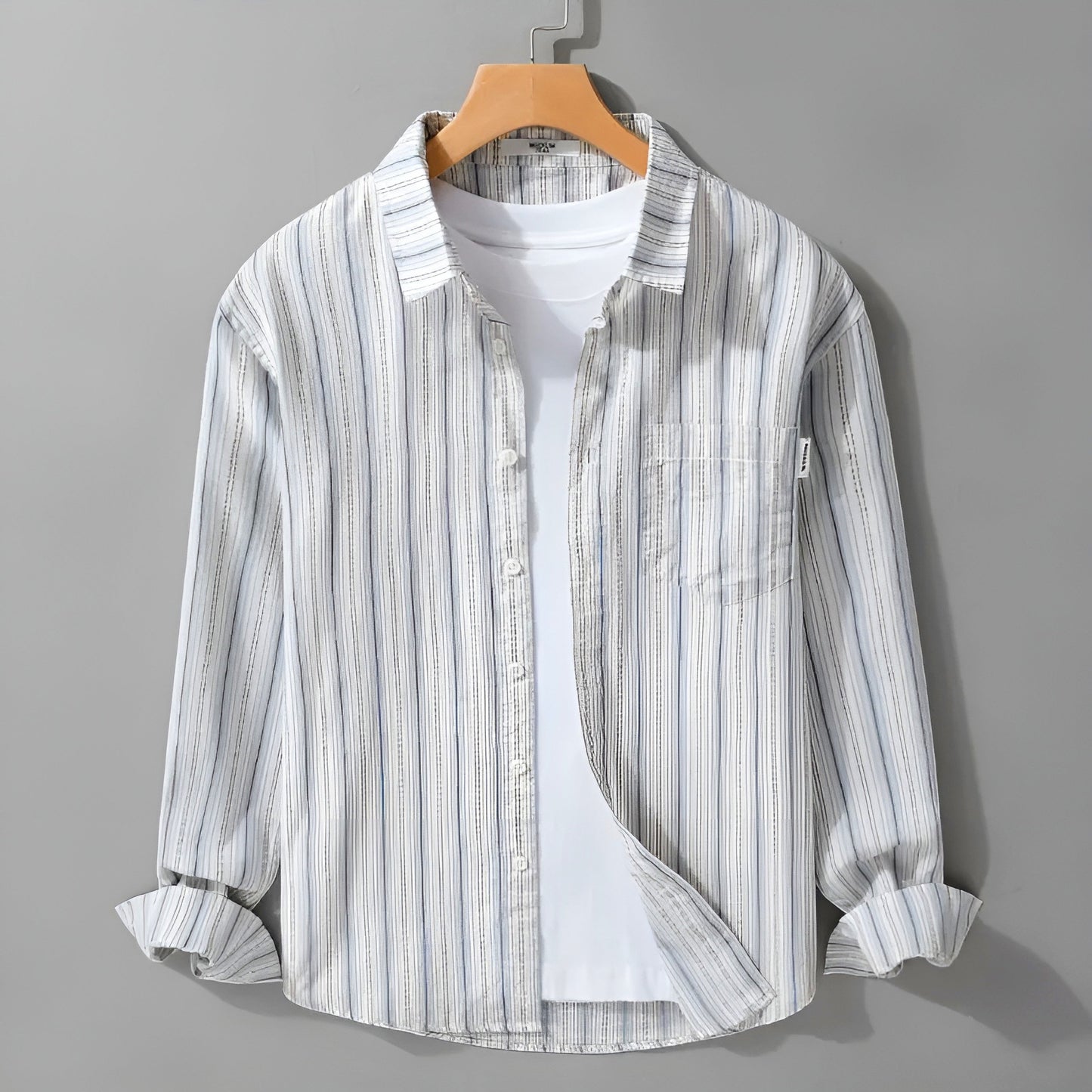 Ocean Blue Classic Fit Shirt - Nocini
