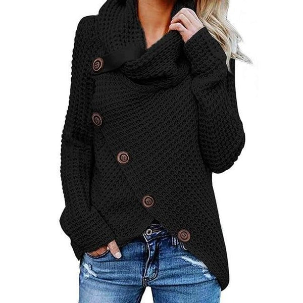 Cozy Women's Waffle Knit Sweater
