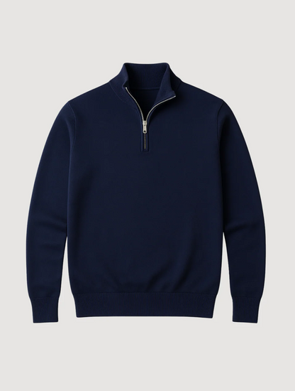 Classic Quarter Zip Men's Sweater