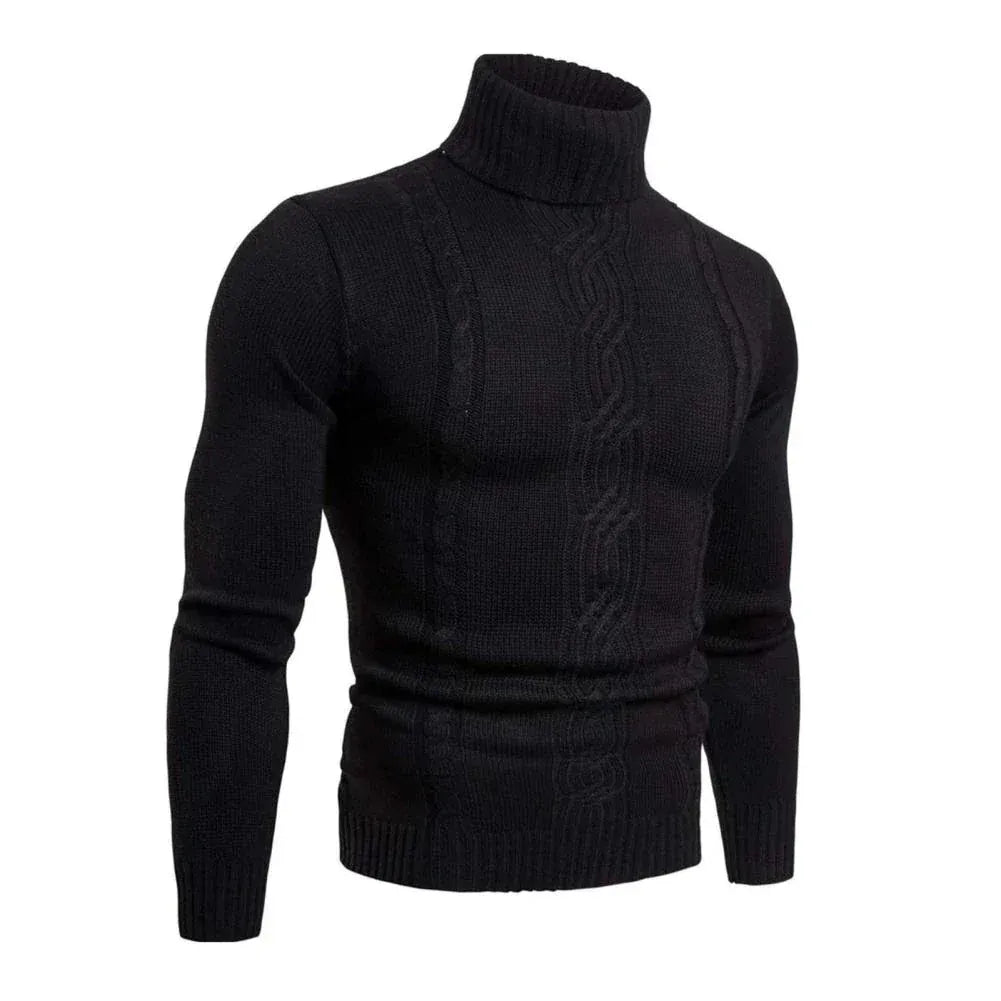 Warm Merino Wool Crew Neck Sweater for Men