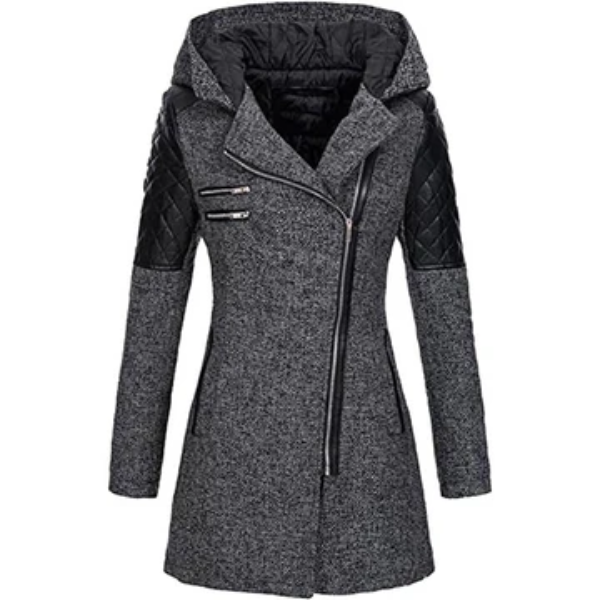 Ladies Tailored Hooded Winter Coat
