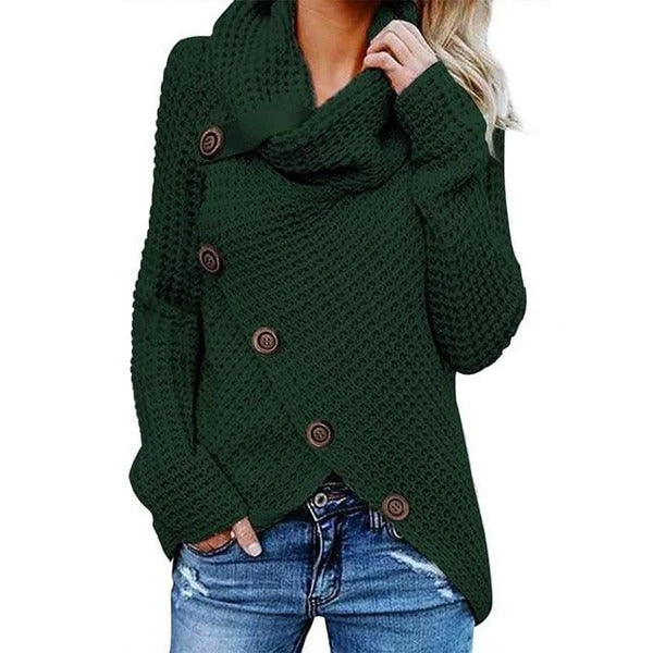 Cozy Women's Waffle Knit Sweater