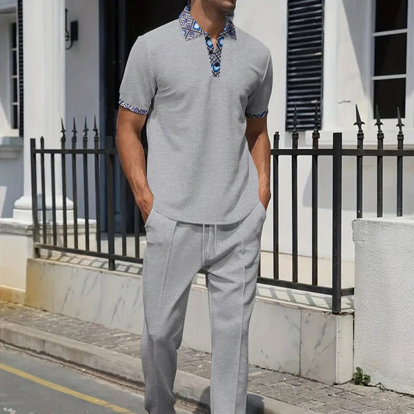 Comfortable Men's Summer Suit Set