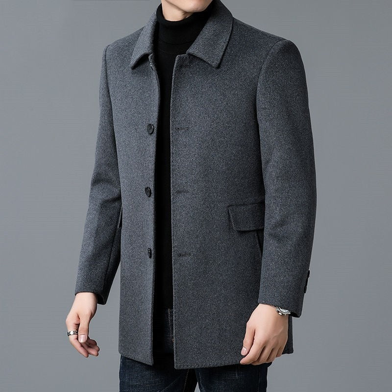 Classic Fit Mens Button Jacket - Nocini